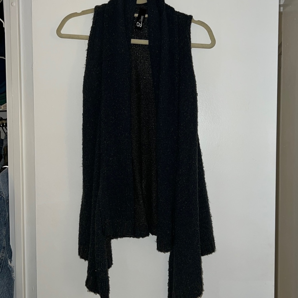 Sweater vest grey/blue